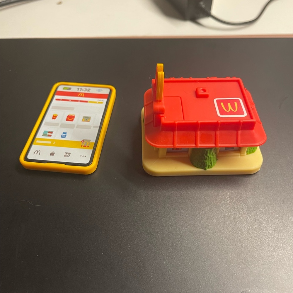 McDonald's Red and Yellow Toy Set